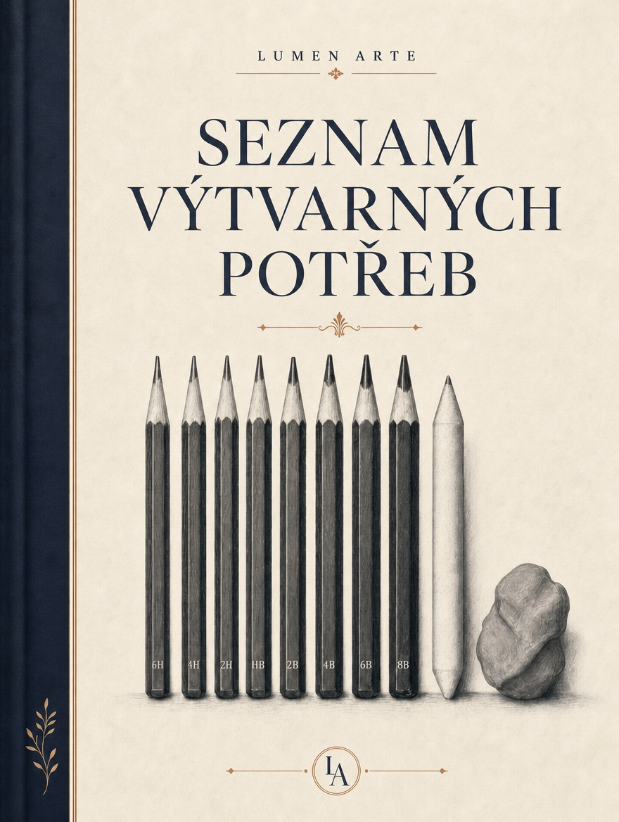 Obálka Seznamu výtvarných potřeb
