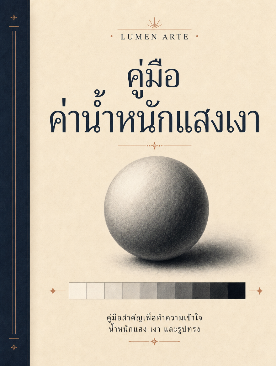 ปกคู่มือค่าน้ำหนักแสงเงา