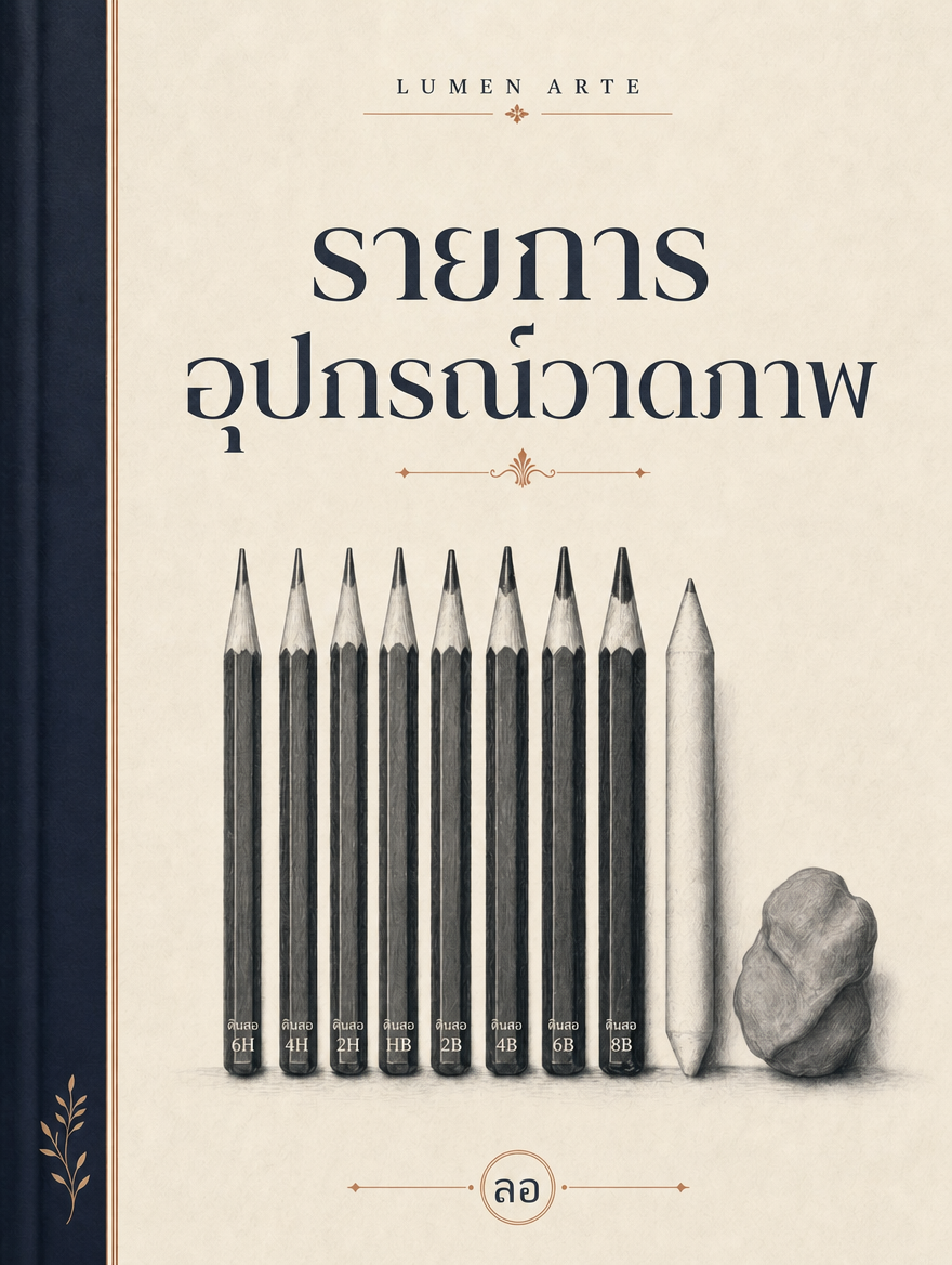 ปกรายการอุปกรณ์วาดภาพ