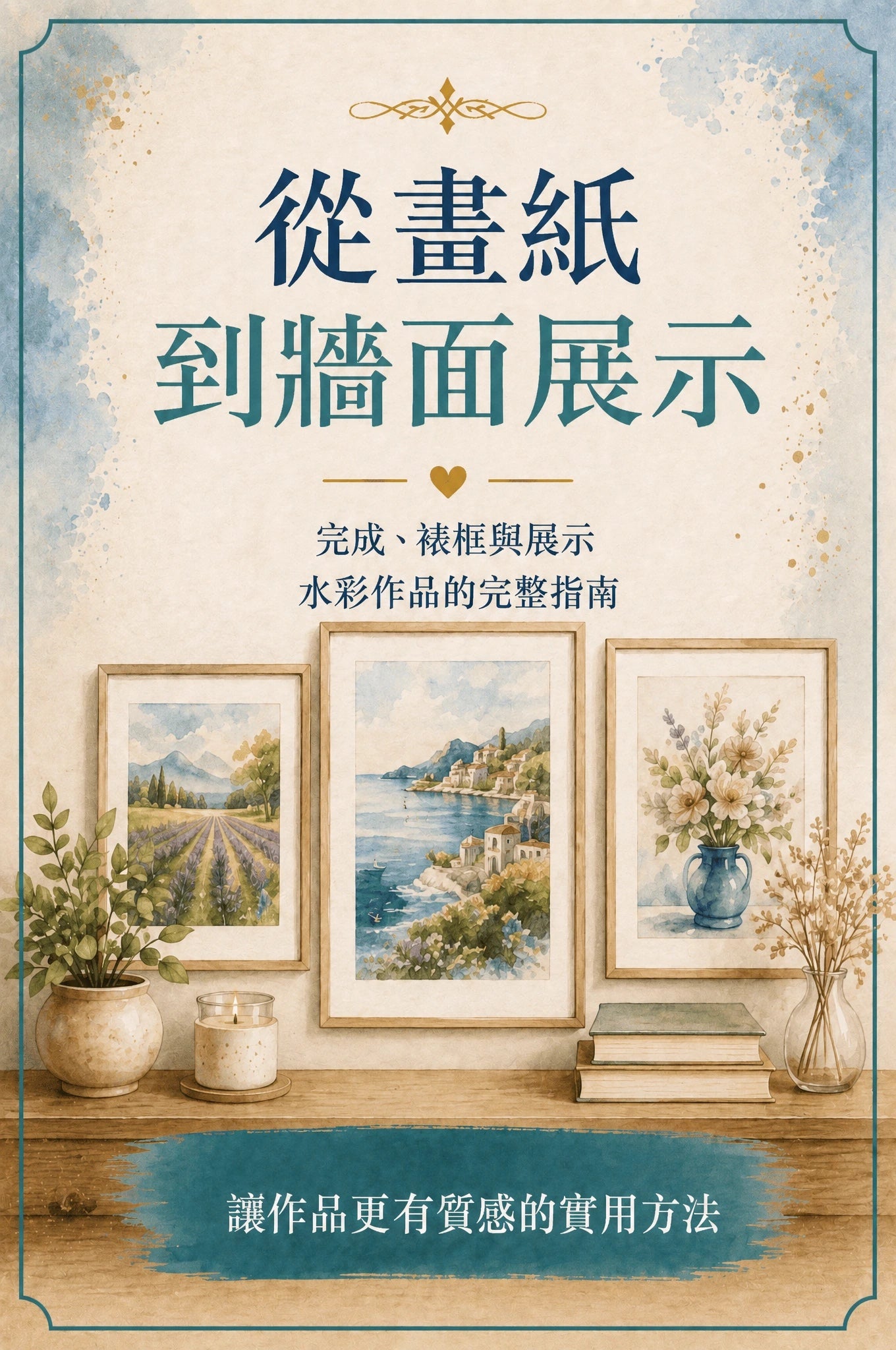 從畫紙到牆面展示