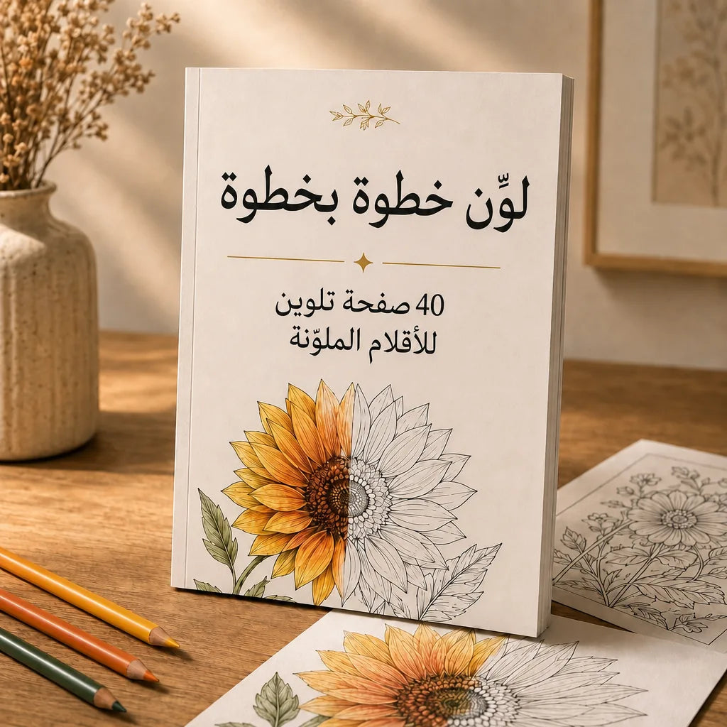 لوّن خطوة بخطوة