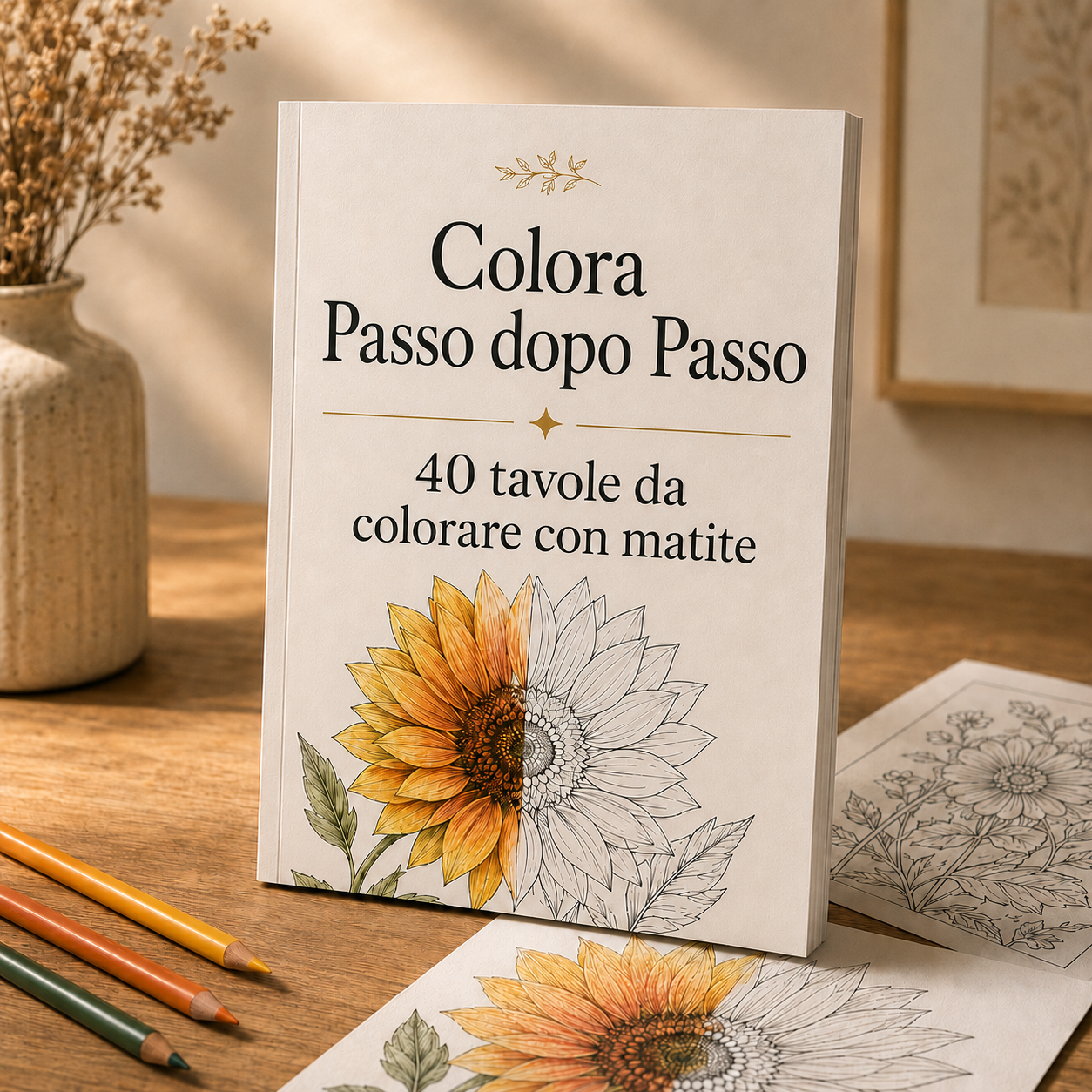40 láminas para colorear con lápices