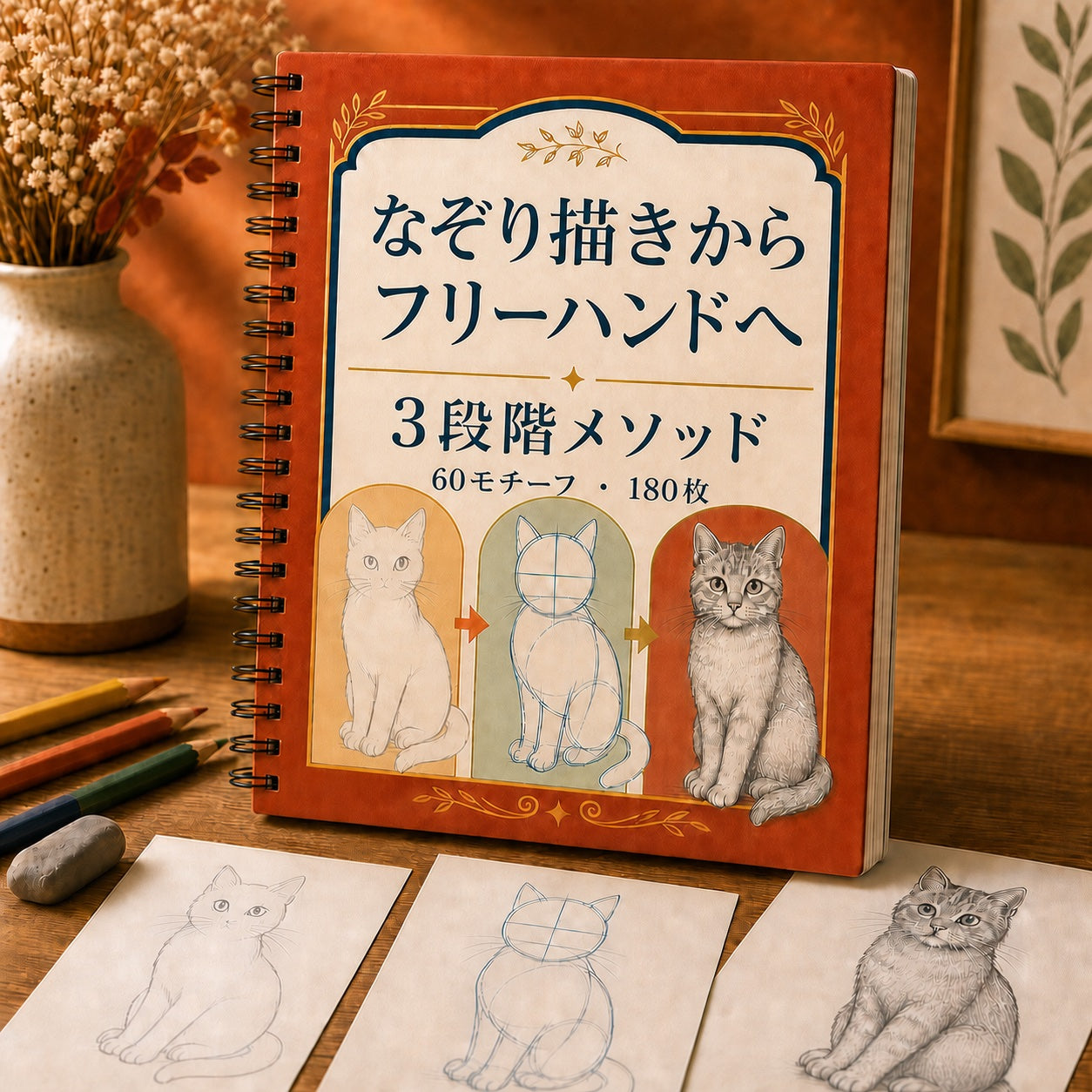 JA — なぞり描きからフリーハンドへ — 3段階メソッド
