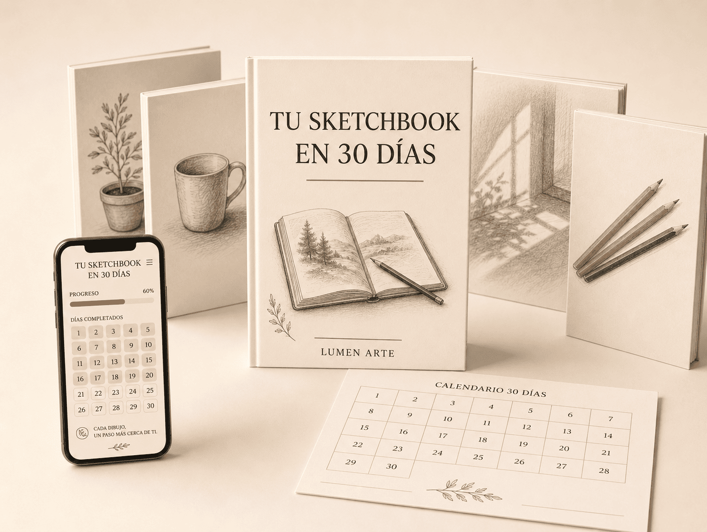 Pack completo Tu Sketchbook en 30 Días™