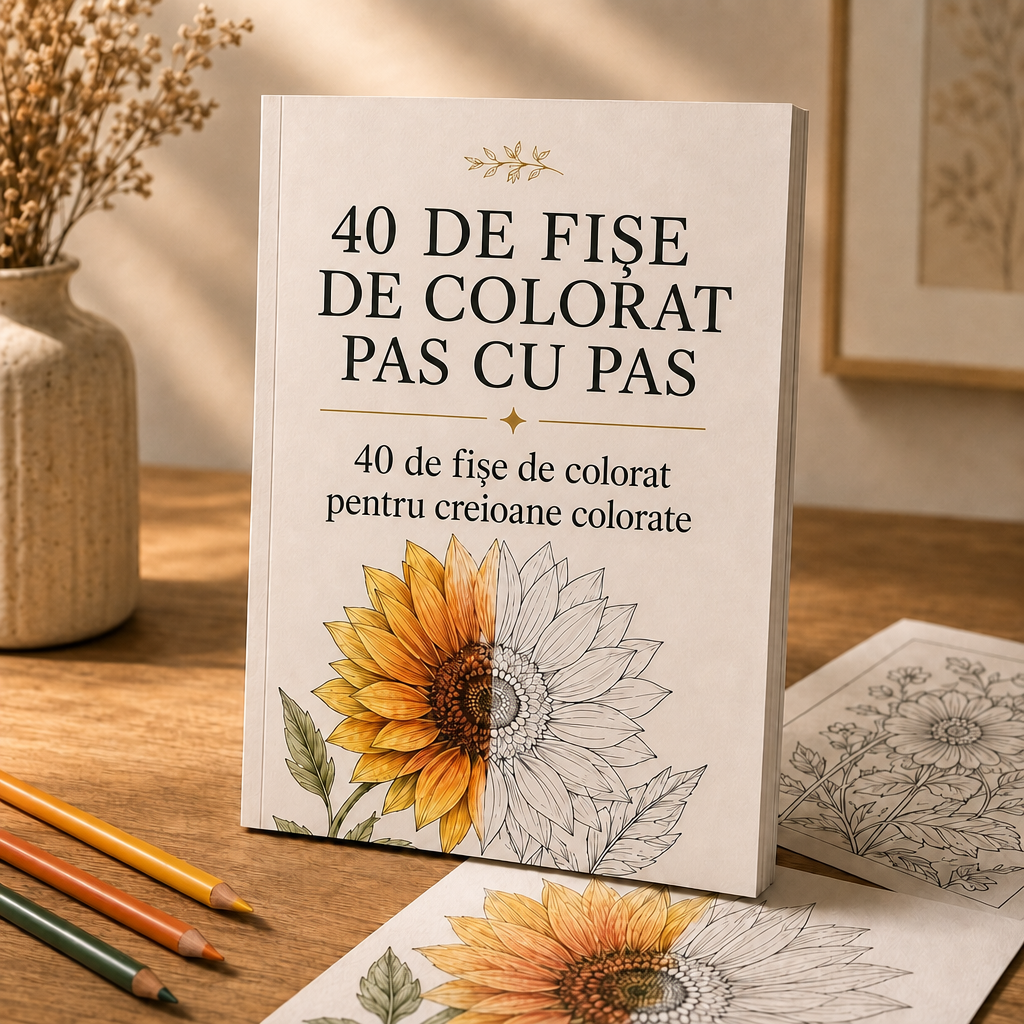 Colorează pas cu pas