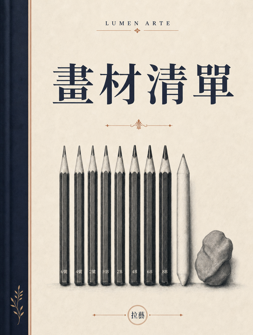 畫材清單封面