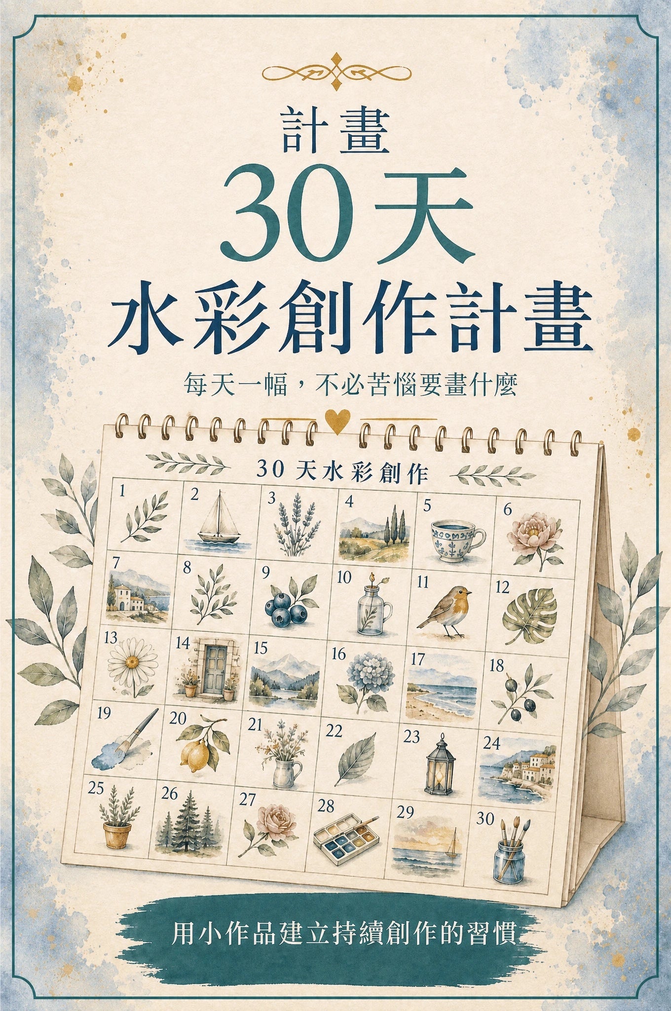 30 天水彩創作計畫