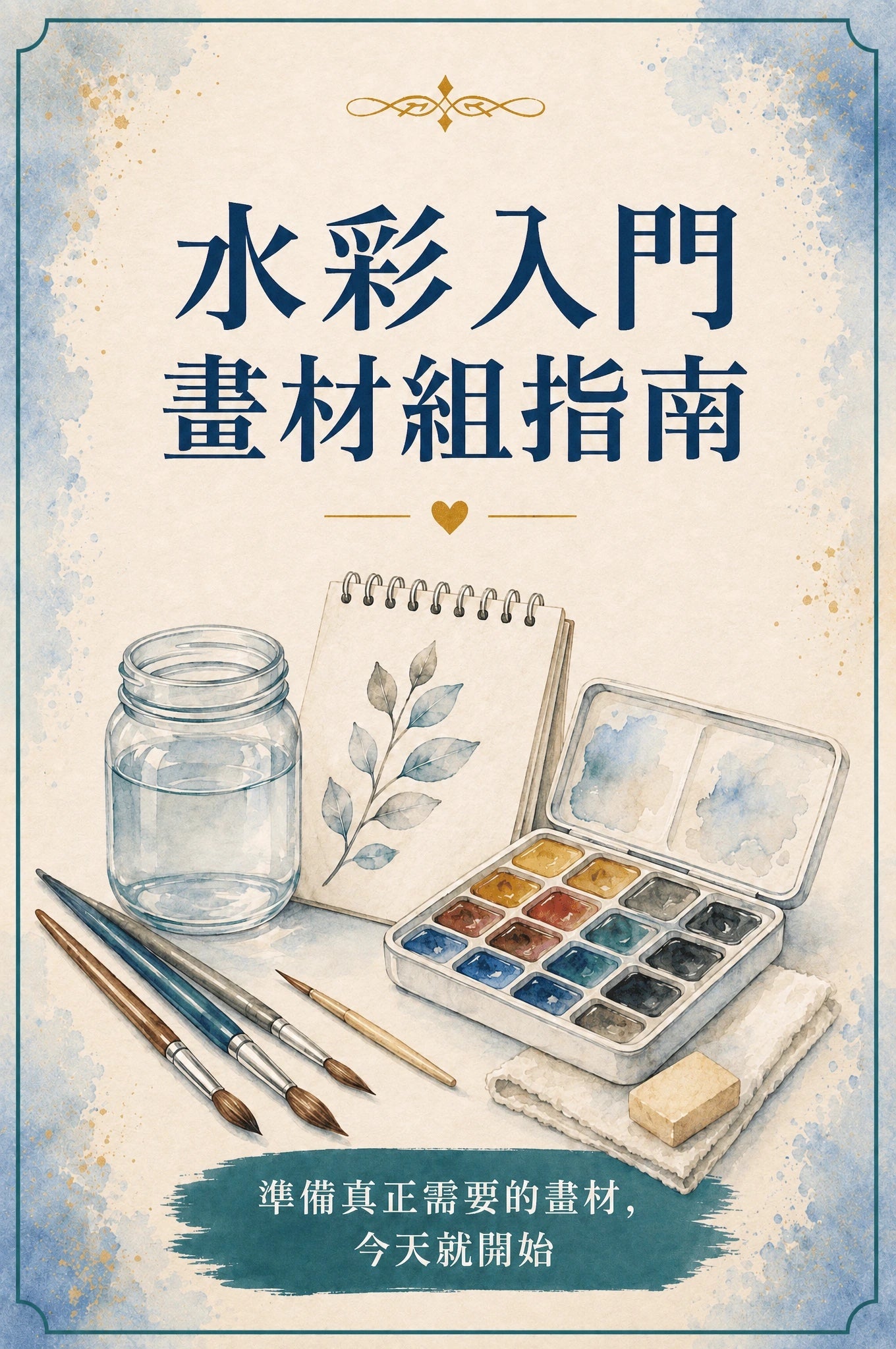 水彩入門畫材組指南