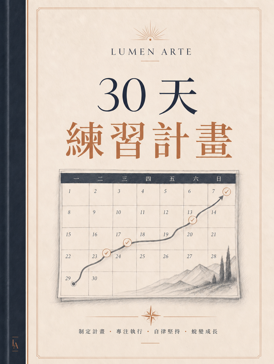 30 天練習計畫封面
